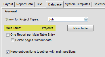 List & Label Reports hierarchy